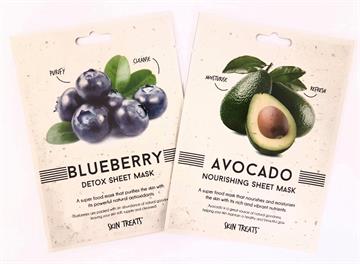 Kosmetik-emballage med minimalistiske labels til sheet masks