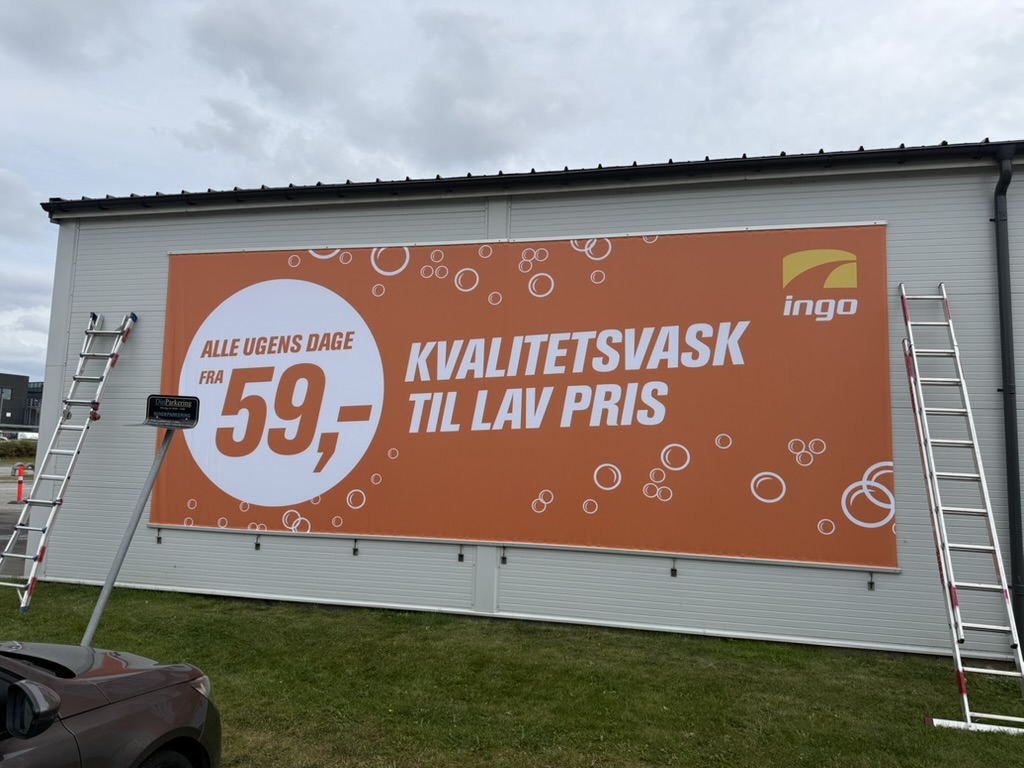 Hvad koster et banner i 2026? Priser fra trykkeriet