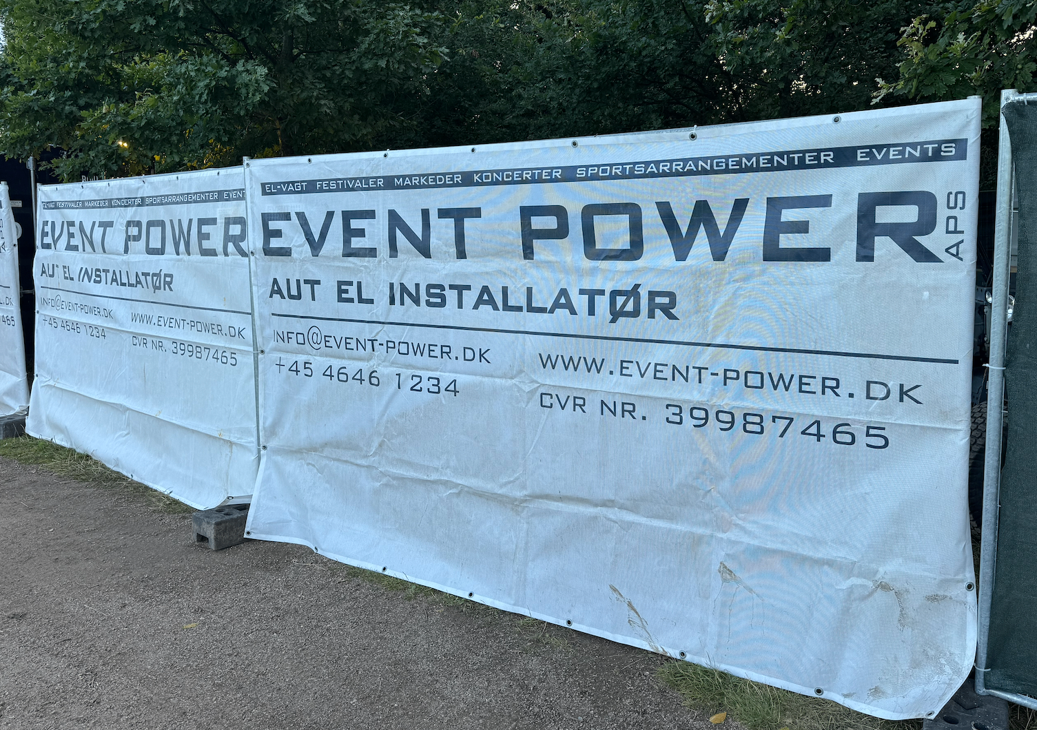 Bannercase for Event Power – Hegnbanner til events