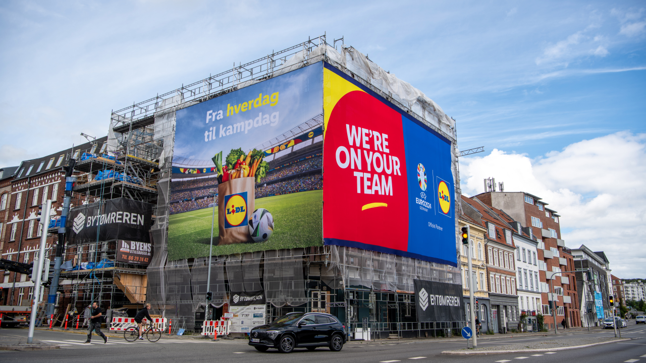 Stilladsbanner – Lidl