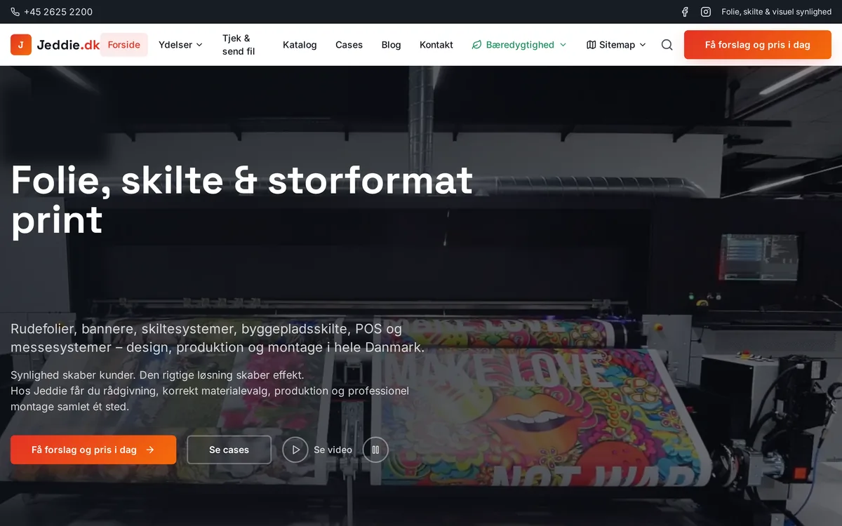 Online & AI – hjemmesider, annoncering og AI-synlighed fra Jeddie.dk