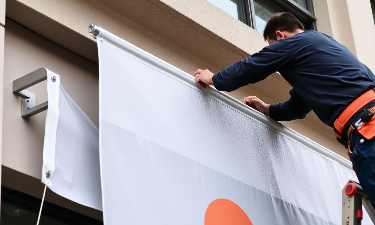 Sådan monterer du bannere korrekt