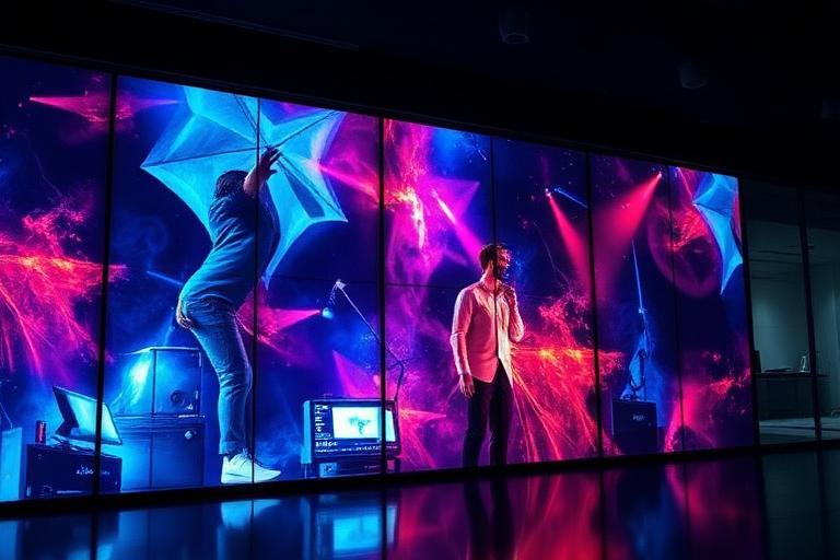 Projicerbar folie til video