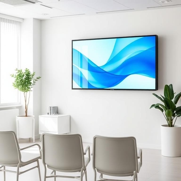 Infoskærme til klinikker