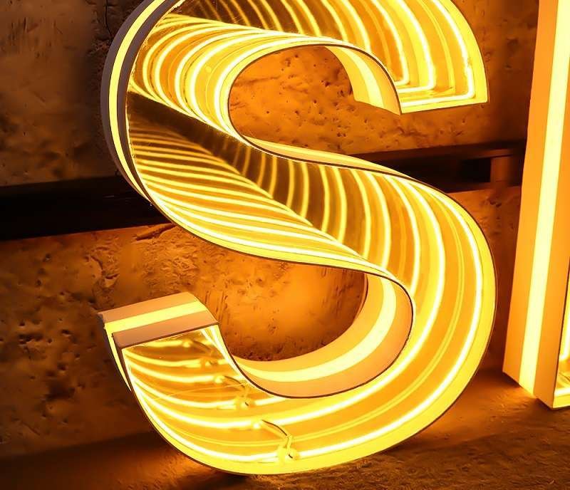 Kanalbogstaver 3D