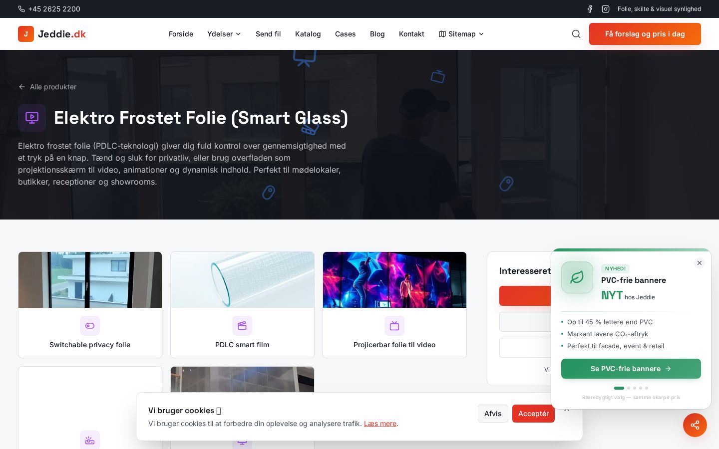 Thumbnail af Elektro Frostet Folie (Smart Glass)