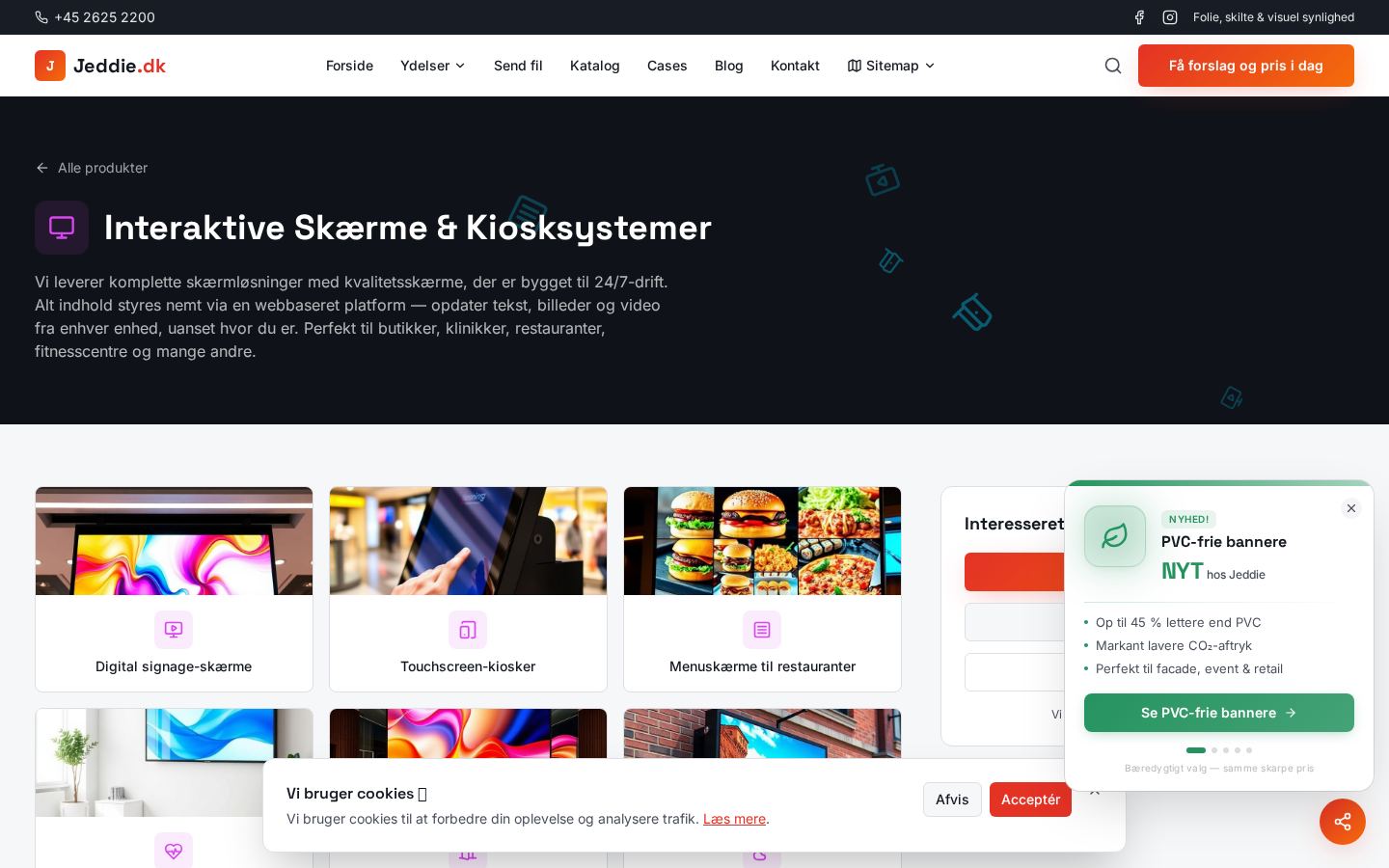 Thumbnail af Interaktive Skærme & Kiosksystemer