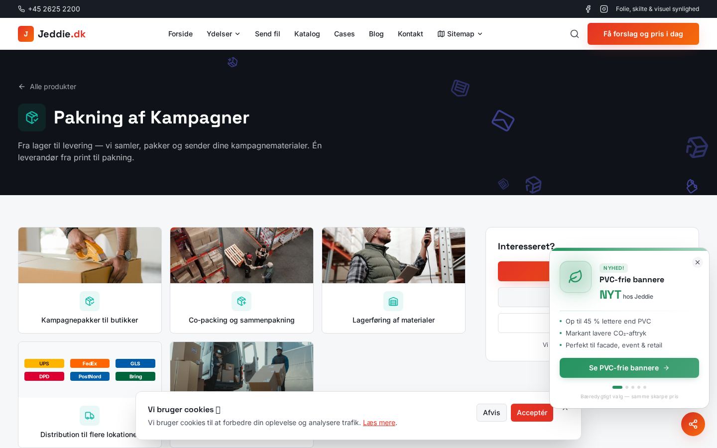 Thumbnail af Pakning af Kampagner