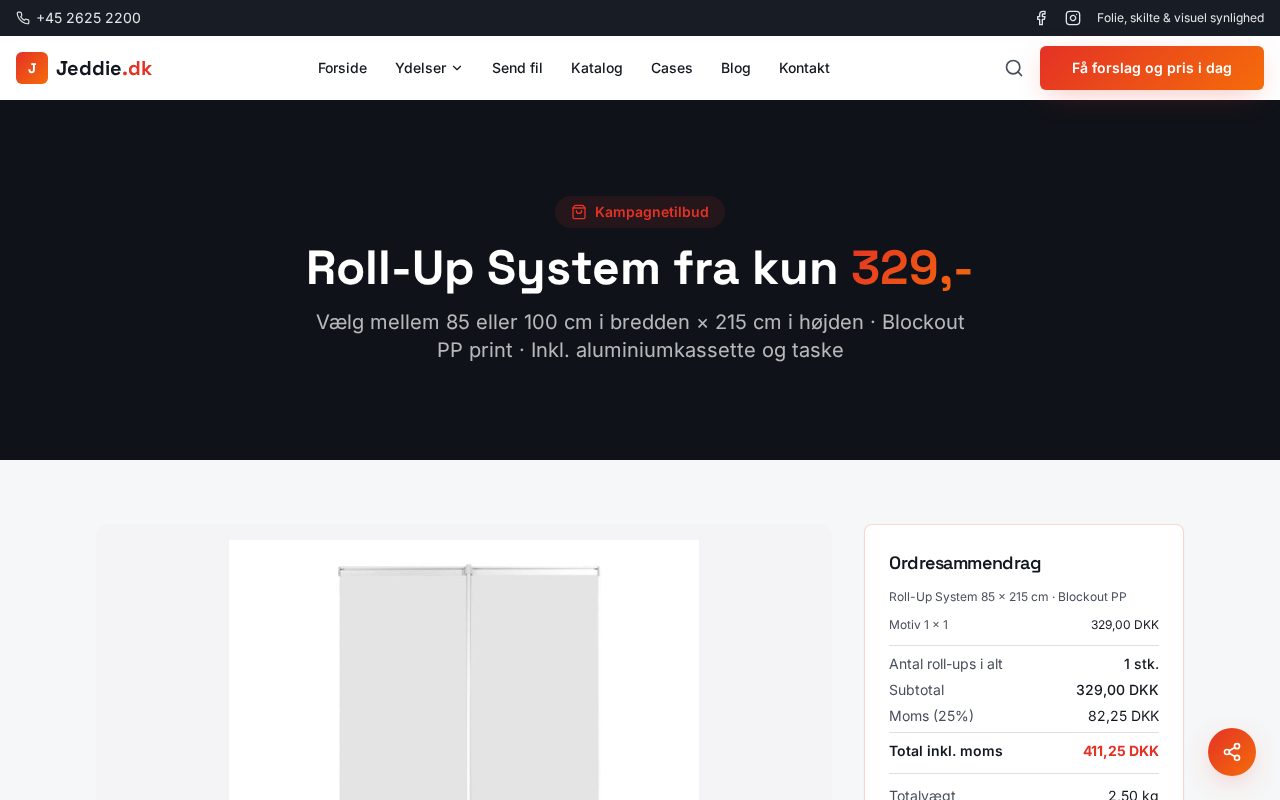 Thumbnail af Roll-up bestilling