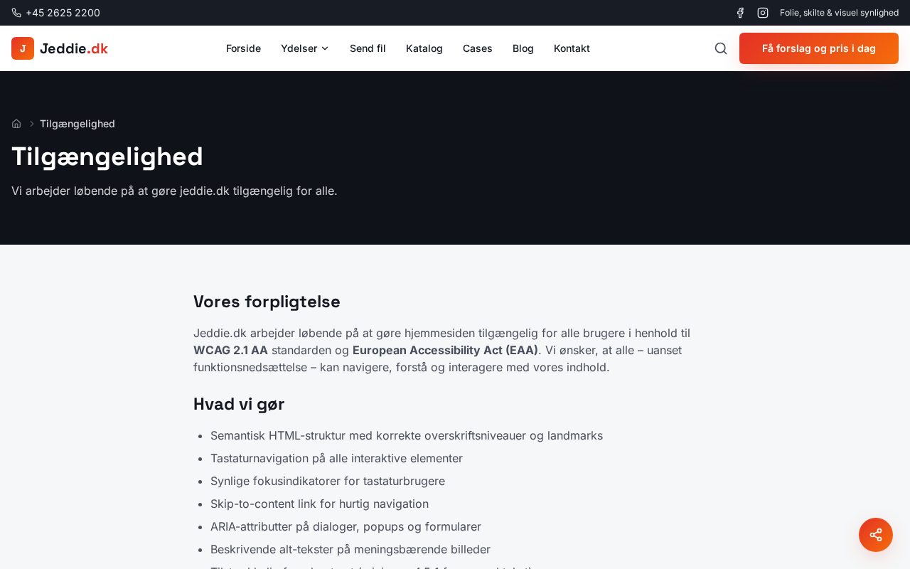 Thumbnail af Tilgængelighed